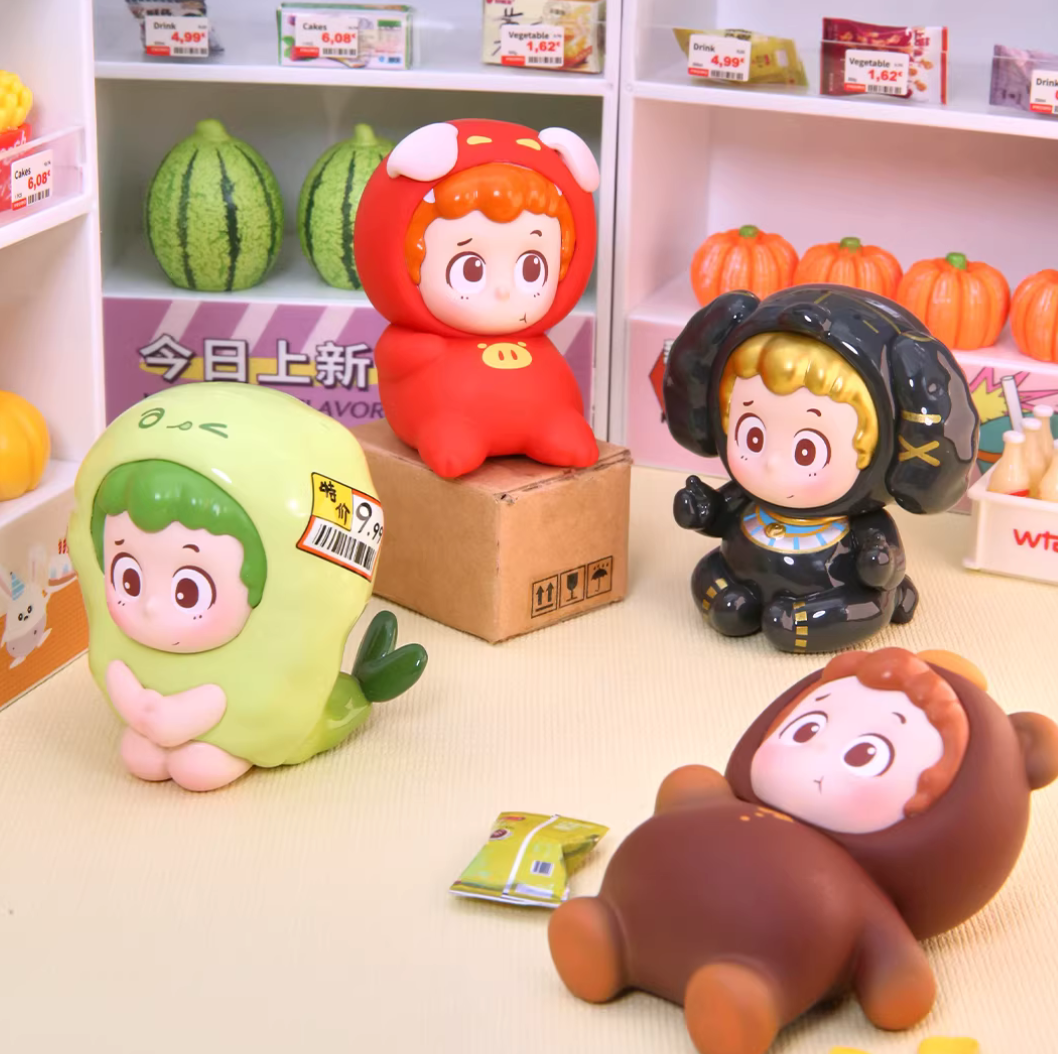 Piny Time to Eat Bean Toy Doll