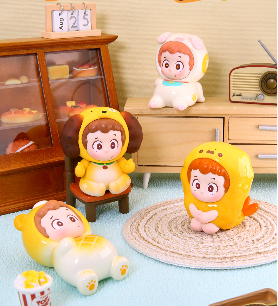 Piny Time to Eat Bean Toy Doll