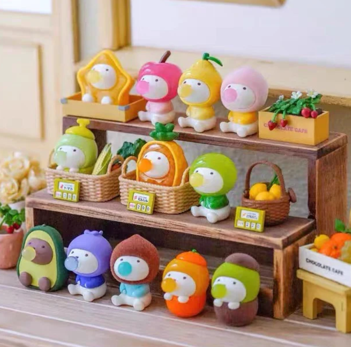 REPOLAR Sweet Fruit Mini Bean Toy Doll