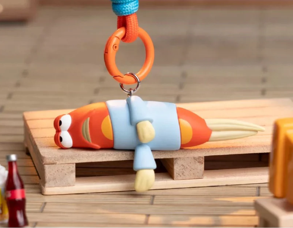 Little Citizens Of Bikini Bottom  Keychain Toy Doll