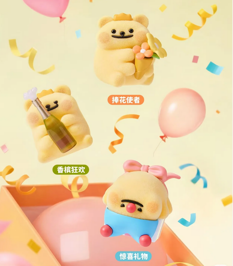 Bearisbug Sweetie’s Party Cubby Face Bean Toy Doll