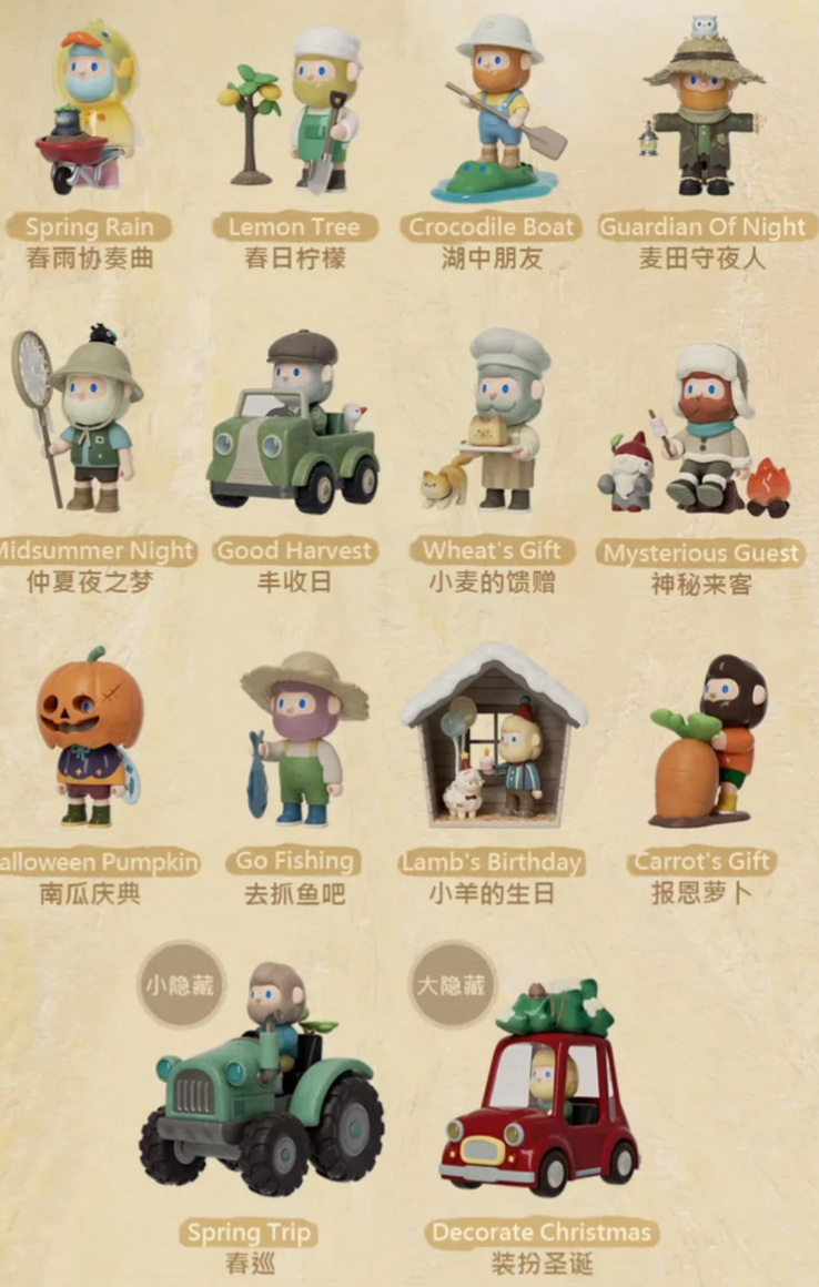 FARMER BOB On the Farm Figure Toy Doll