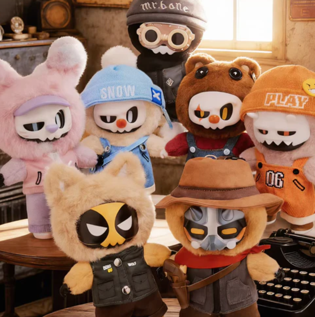MR.BONE Buddies Plush Toy Doll