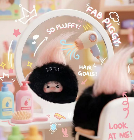 BroPiggy Hair Salon Plush Toy Doll