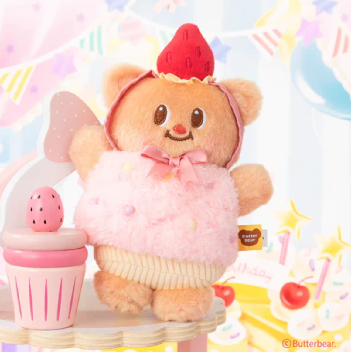 Butterbear Sweetheart Bakery Plush Toy Doll
