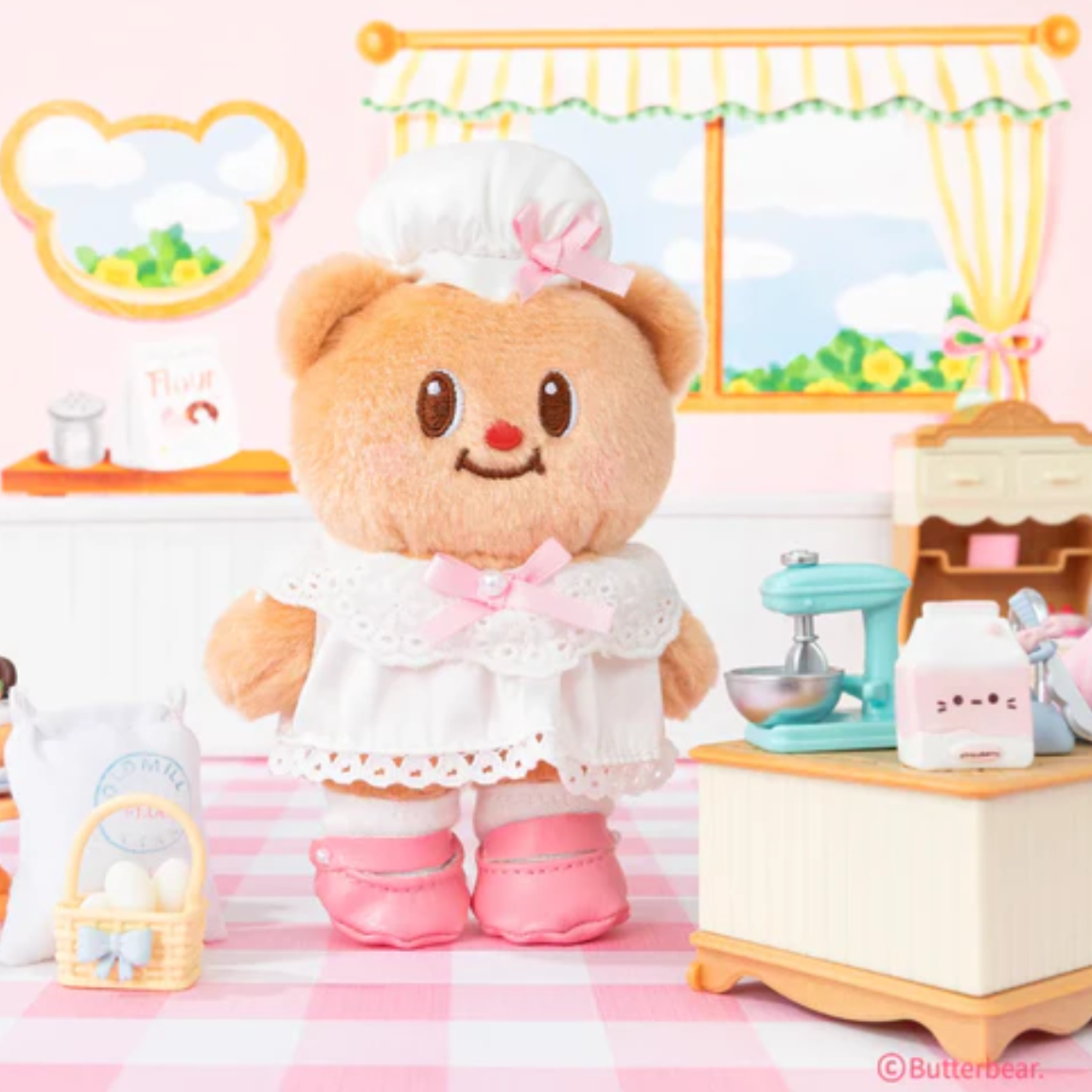 Butterbear Sweetheart Bakery Plush Toy Doll