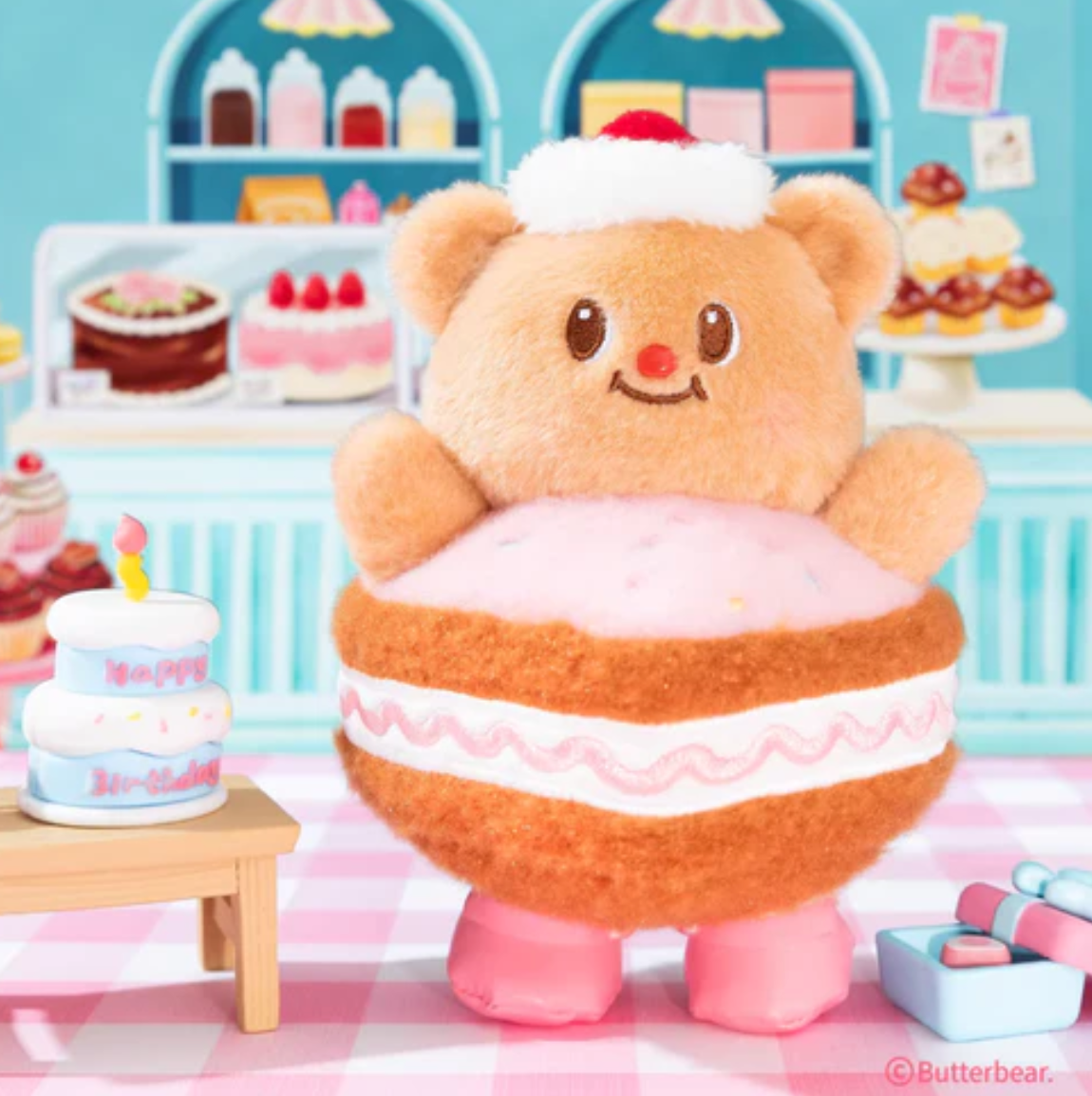 Butterbear Sweetheart Bakery Plush Toy Doll