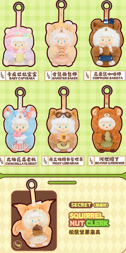 Gyun Rodent Friends Plush Toy Doll