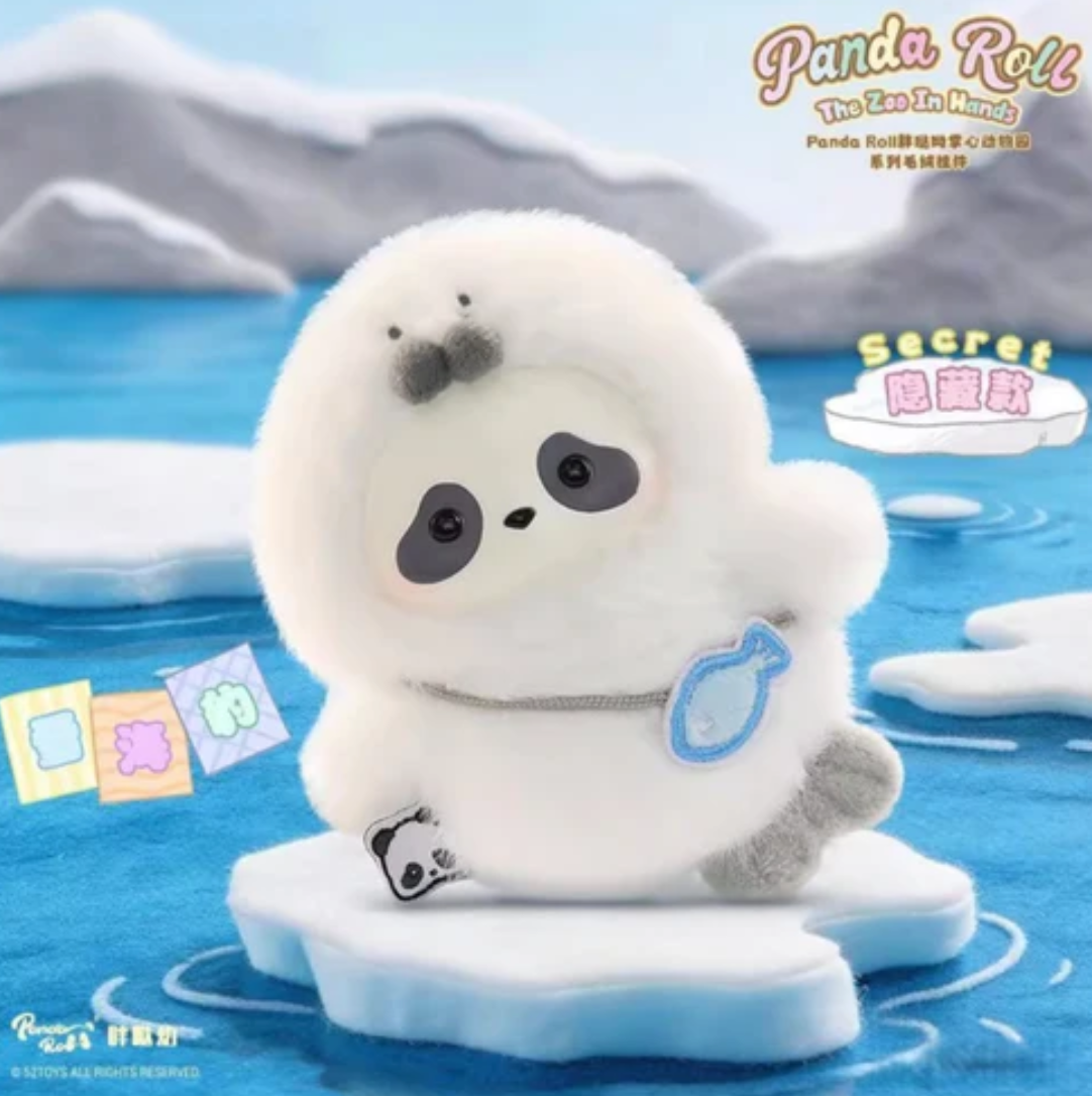 Panda Roll The Zoo In Hands Plush Toy Doll
