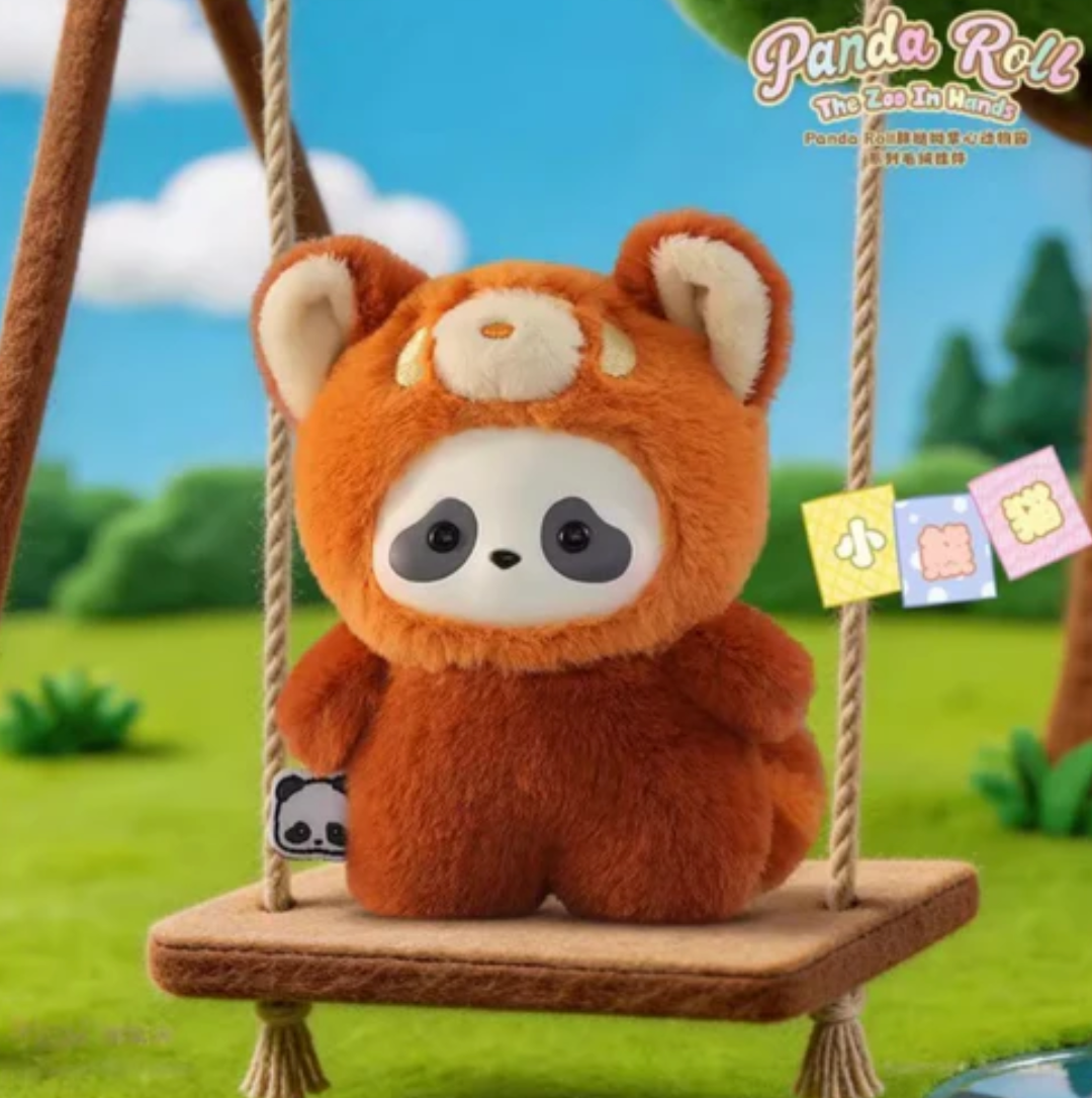 Panda Roll The Zoo In Hands Plush Toy Doll