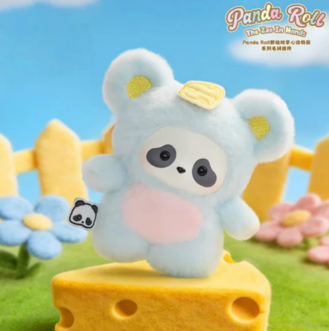 Panda Roll The Zoo In Hands Plush Toy Doll