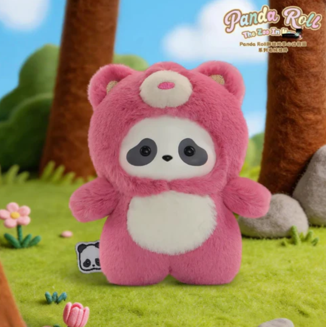 Panda Roll The Zoo In Hands Plush Toy Doll