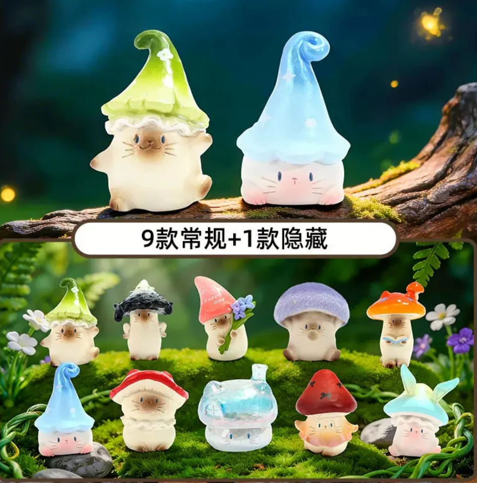Cat PAI Fantasy Mushroom Figure Toy Doll