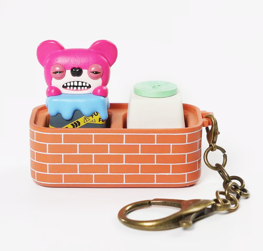 Fuggler Mechanical Keyboard Caps Keychain Toy Doll