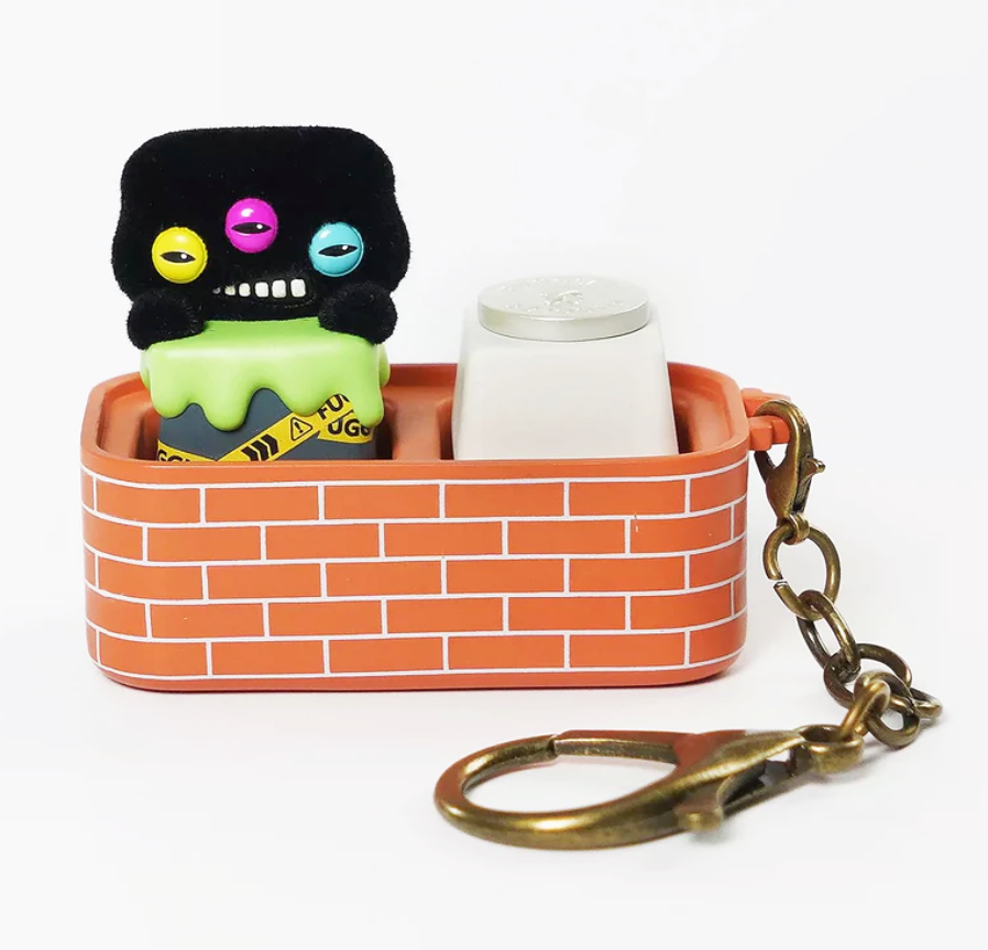Fuggler Mechanical Keyboard Caps Keychain Toy Doll