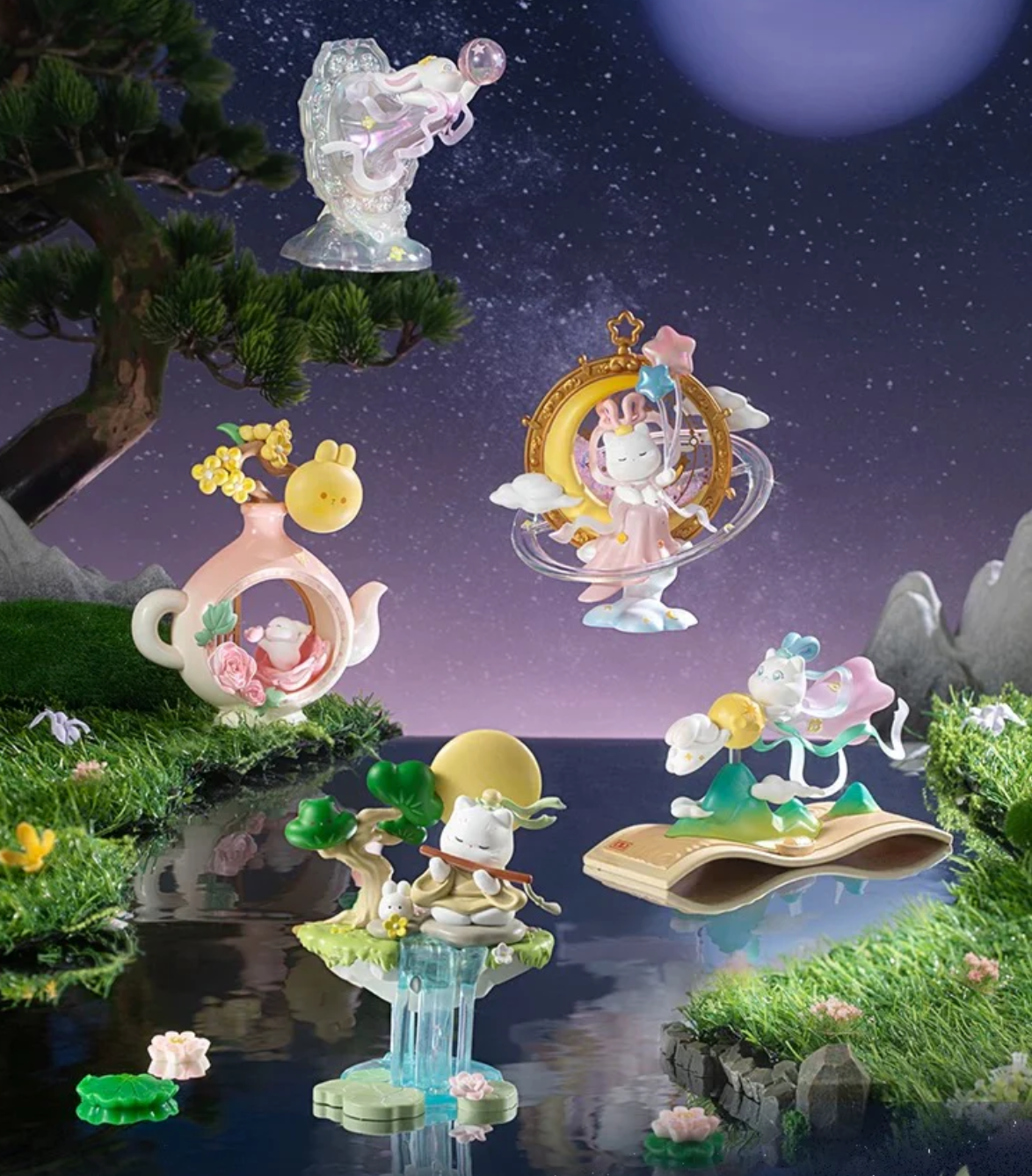 Palace Museum Moon Poem Figure Toy Doll