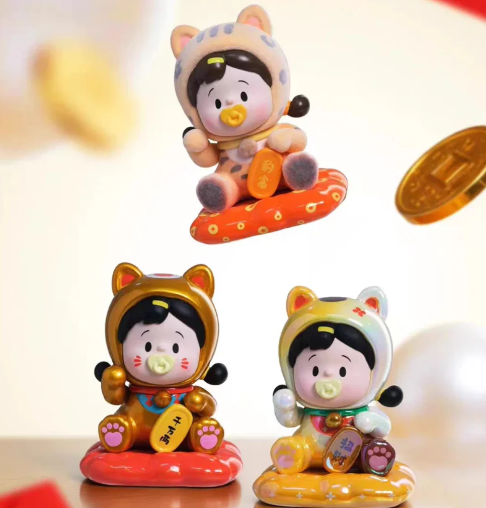 Hanamaki Fortune Kitties Figure Toy Doll