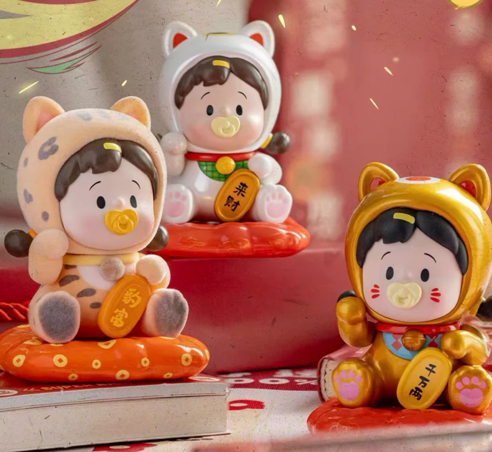 Hanamaki Fortune Kitties Figure Toy Doll