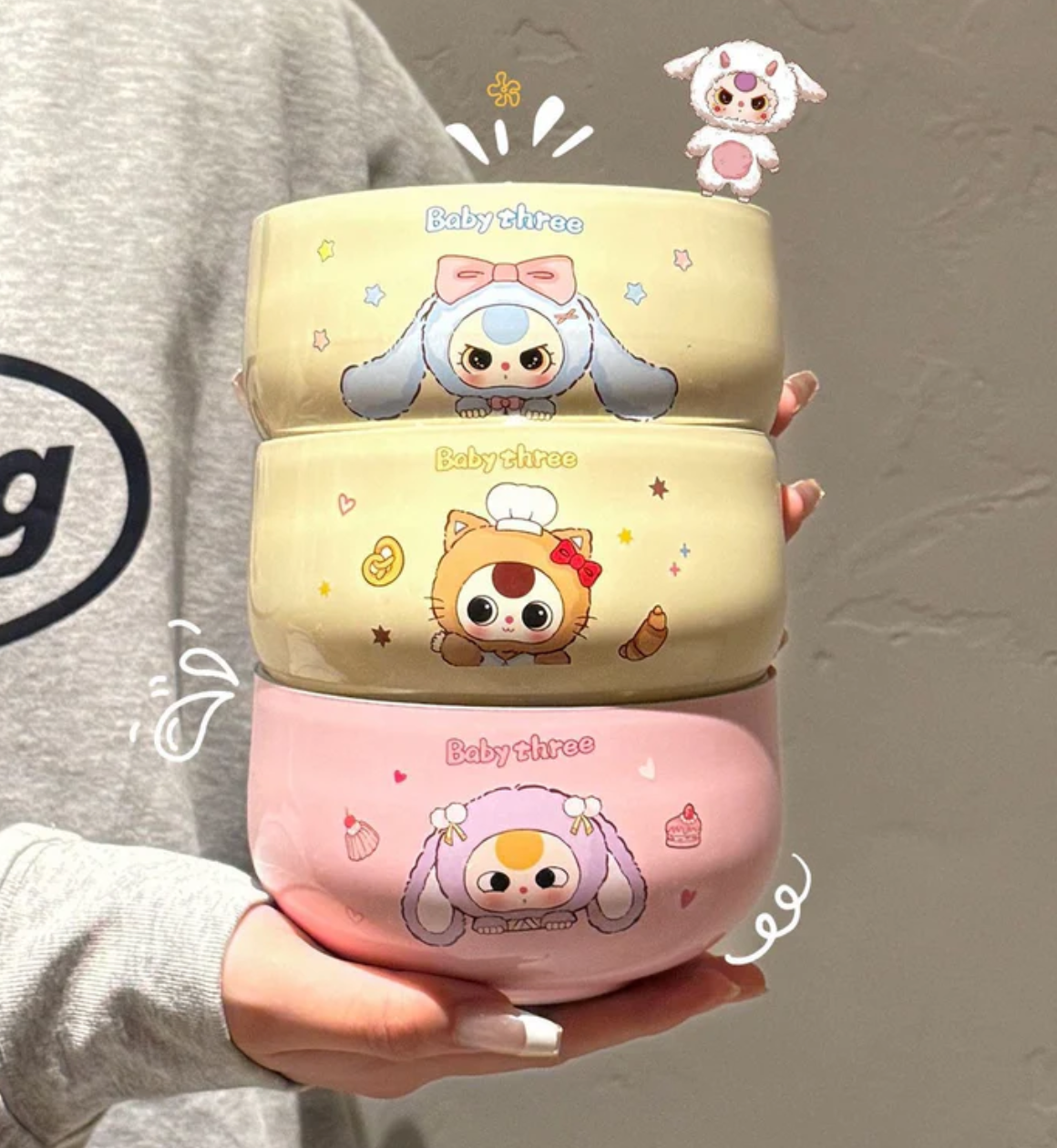 【PREORDER】Baby Three Bowl Toy Doll