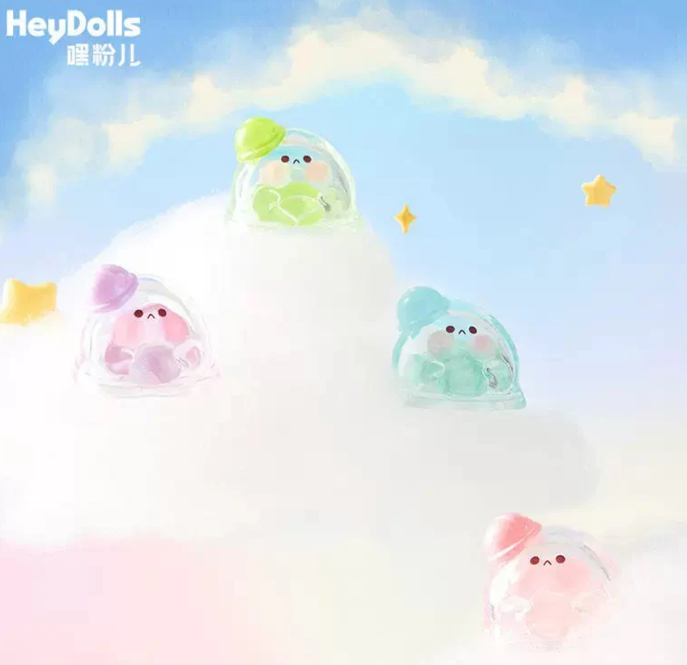 Bubble Eggs Iridescent Party Mini Bean Toy Doll