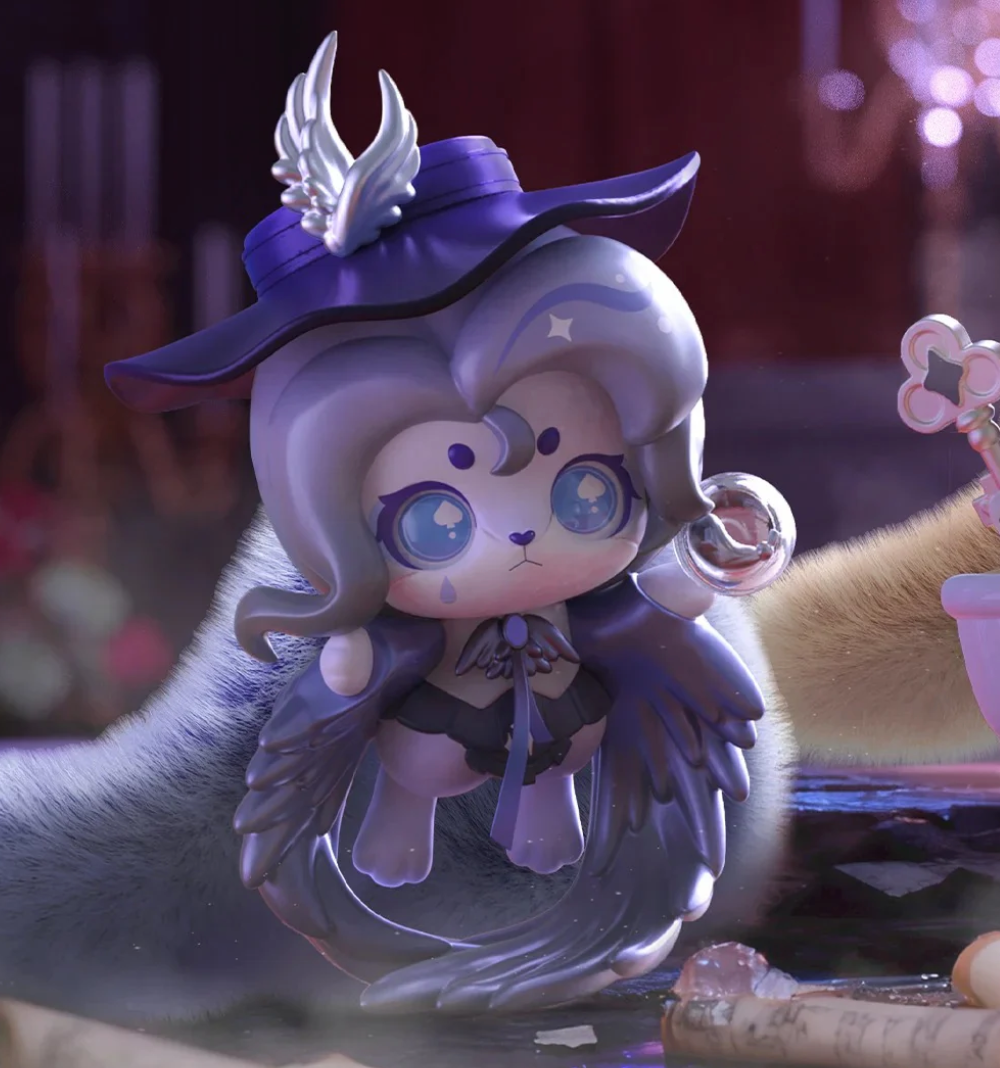 Cup Rabbits Wanted Witch Keychain Toy Doll