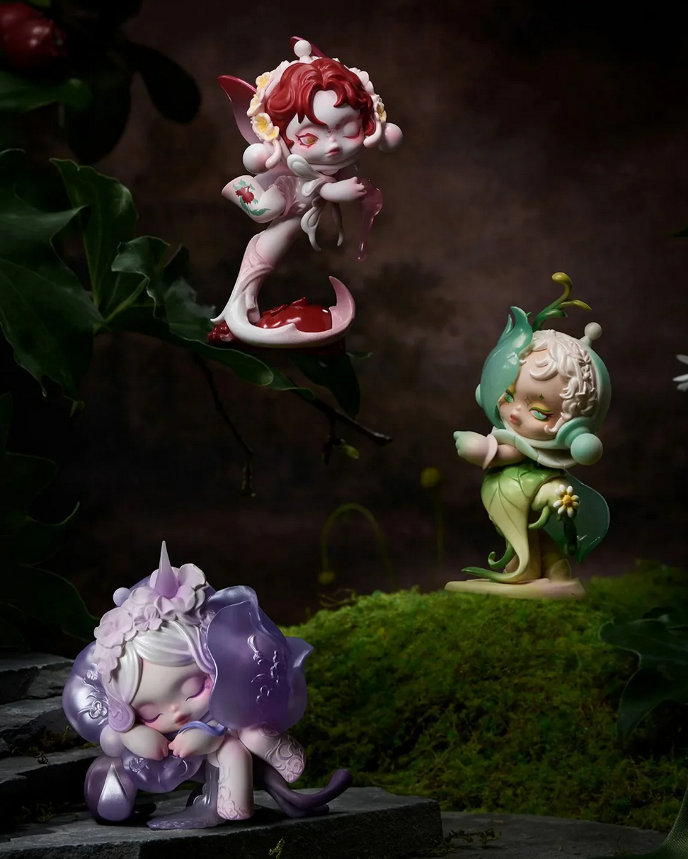 SKULLPANDA Petals in Four Acts Figures Toy Doll