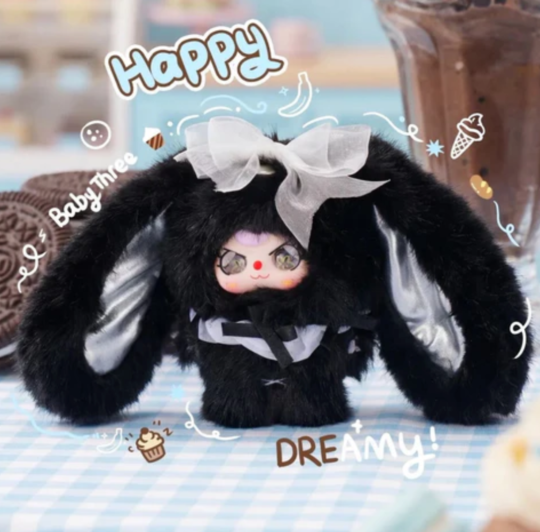 BABY THREE Pocket Bunny Treasure Plush Toy Doll