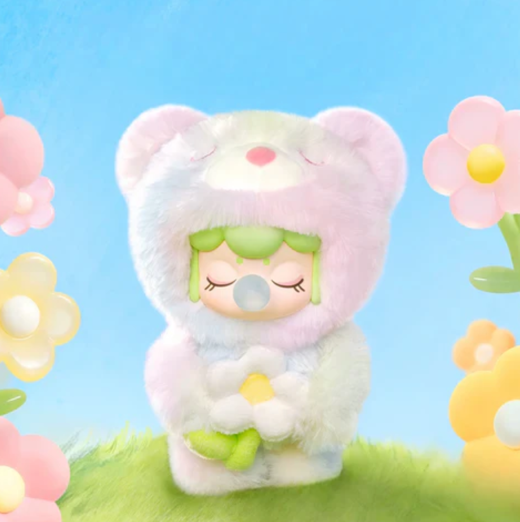 Nanci Spring Bear Plush Hanging Card Toy Doll