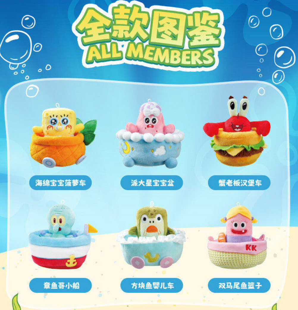 SpongeBob Childhood Time Machine Plush Toy Doll