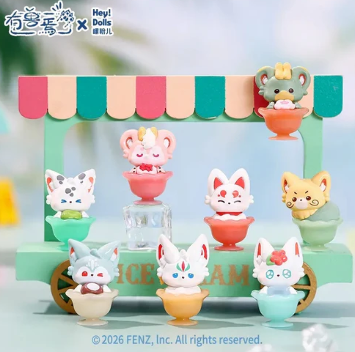 Fabulous Beasts Cooling Ice Treats Mini Bean Toy Doll