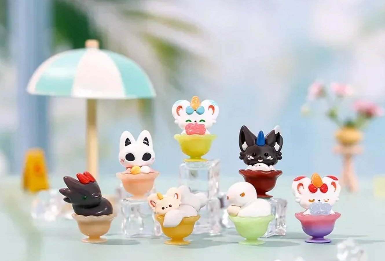 Fabulous Beasts Cooling Ice Treats Mini Bean Toy Doll