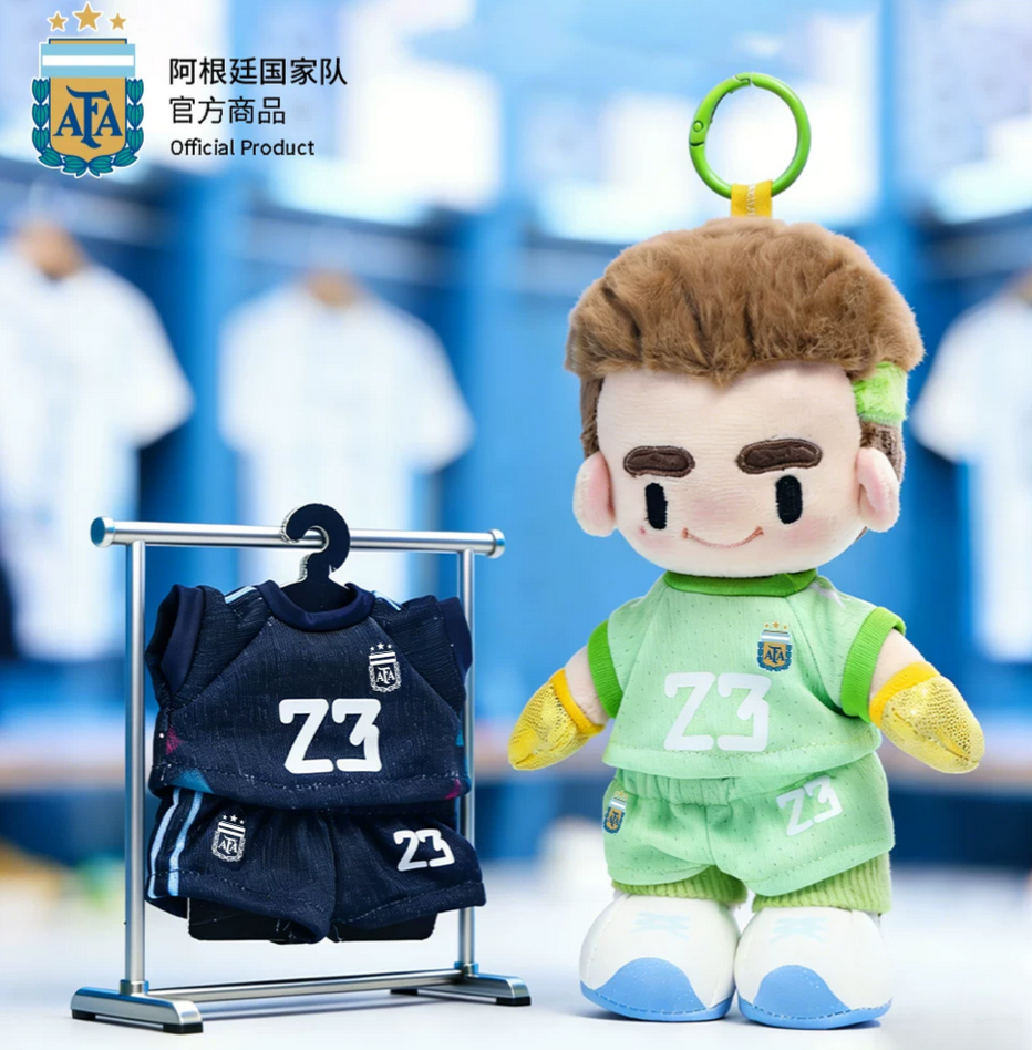 Vamos Argentina National Team Plush Toy Doll
