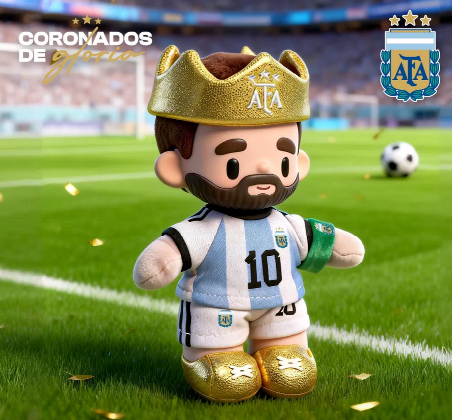 Vamos Argentina National Team Plush Toy Doll
