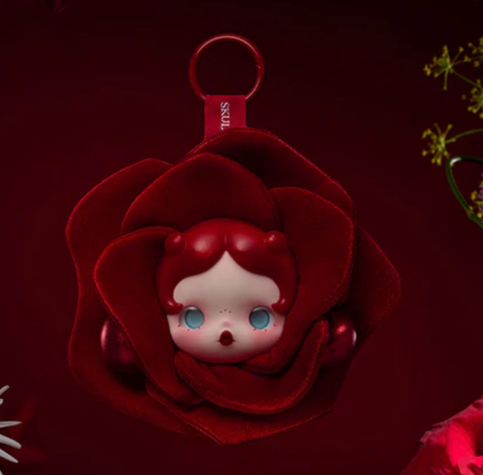 【PREORDER】SKULLPANDA Petals in Four Acts Earphone Bag Plush Toy Doll
