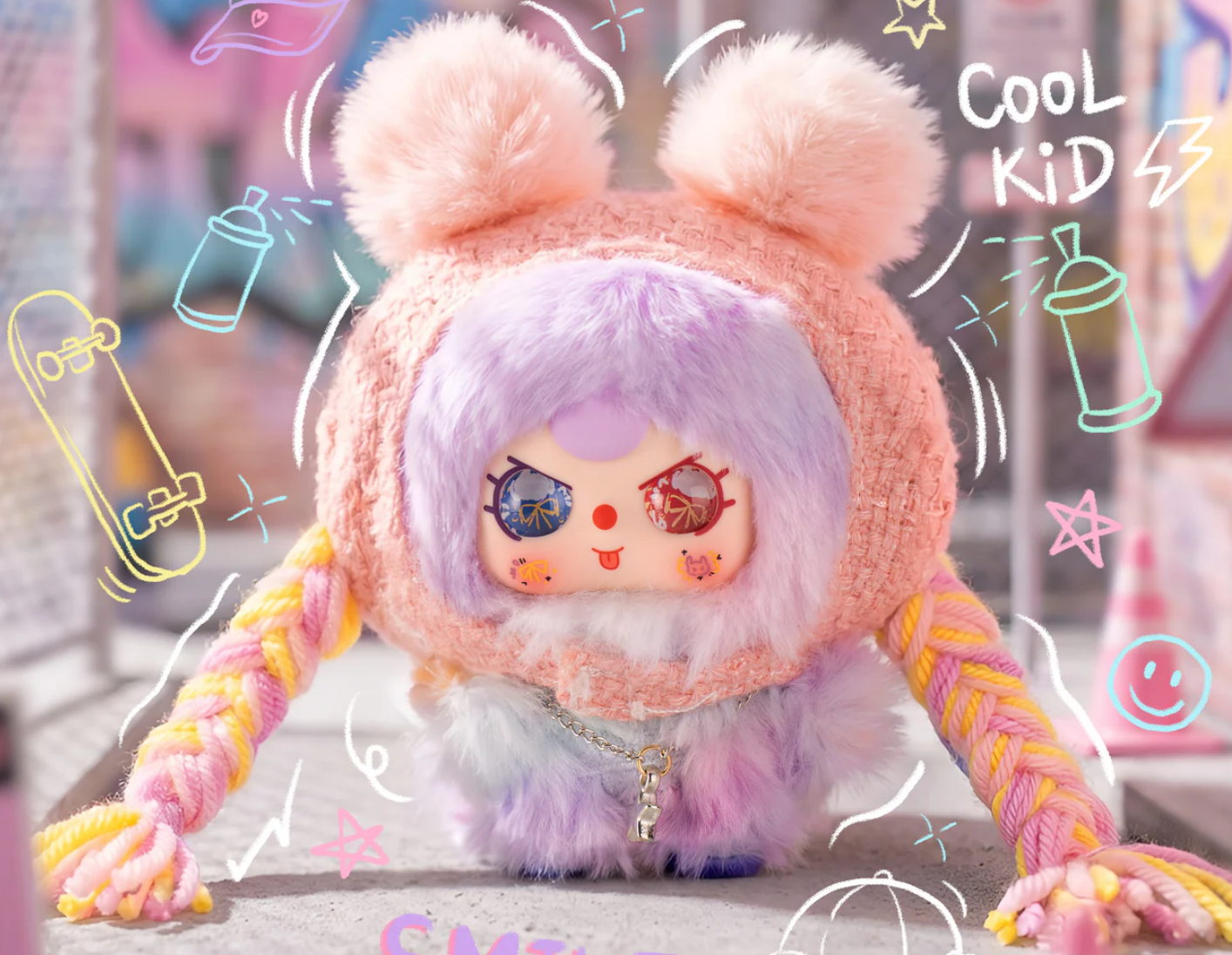 Baby three Rebel Plan Plush Toy Doll