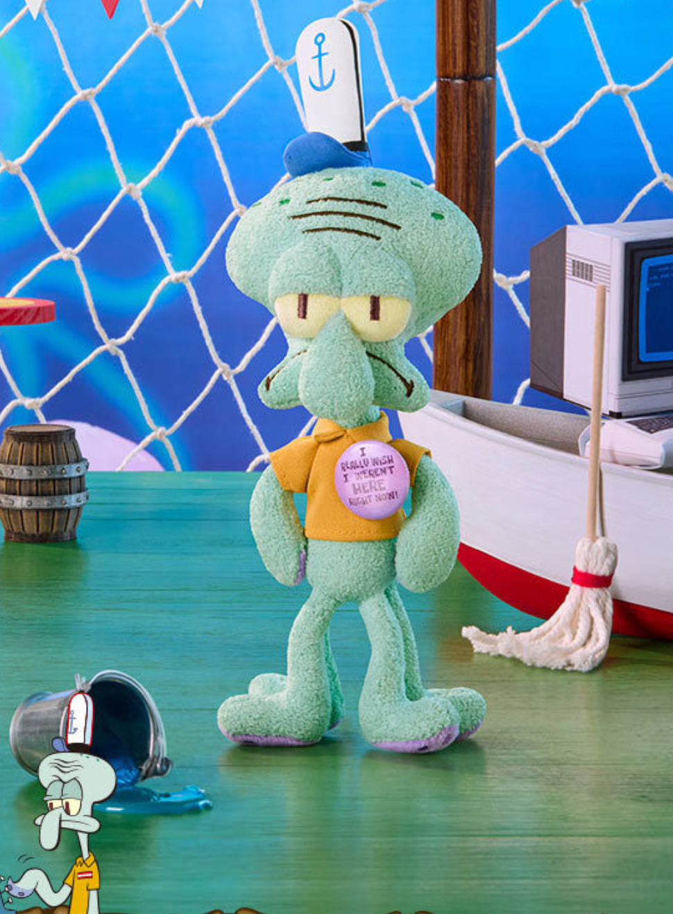 Squidward's Daily Plush Toy Doll