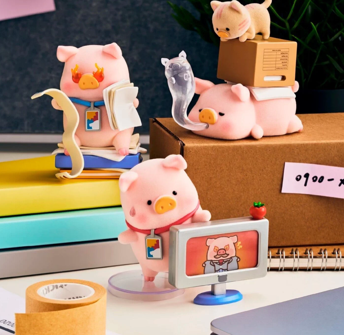 Lulu the Piggy Office Figure Toy Doll