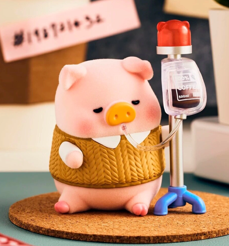 Lulu the Piggy Office Figure Toy Doll