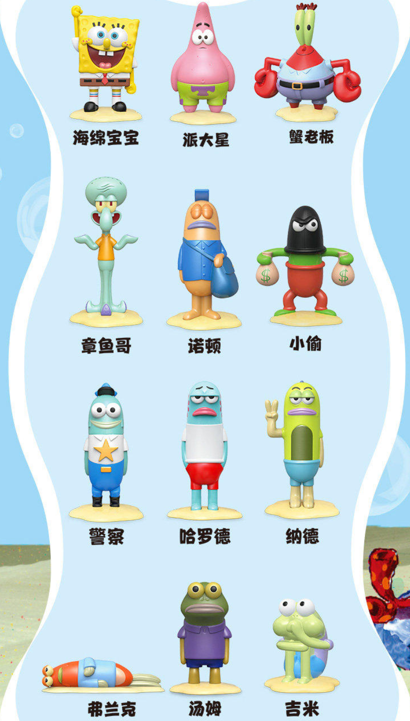 Spongebob SquarePants Life as a Drama Figure Toy Doll