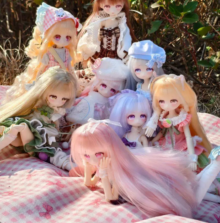 Four Seasons Tea House Story BJD Figure Toy Doll