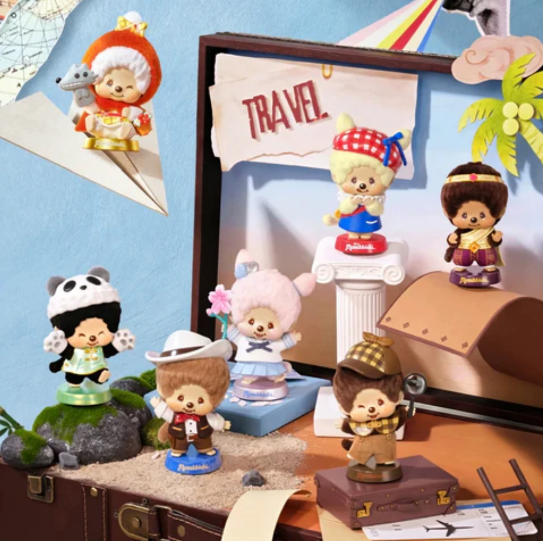 MONCHHICHI Around the World Figure Toy Doll