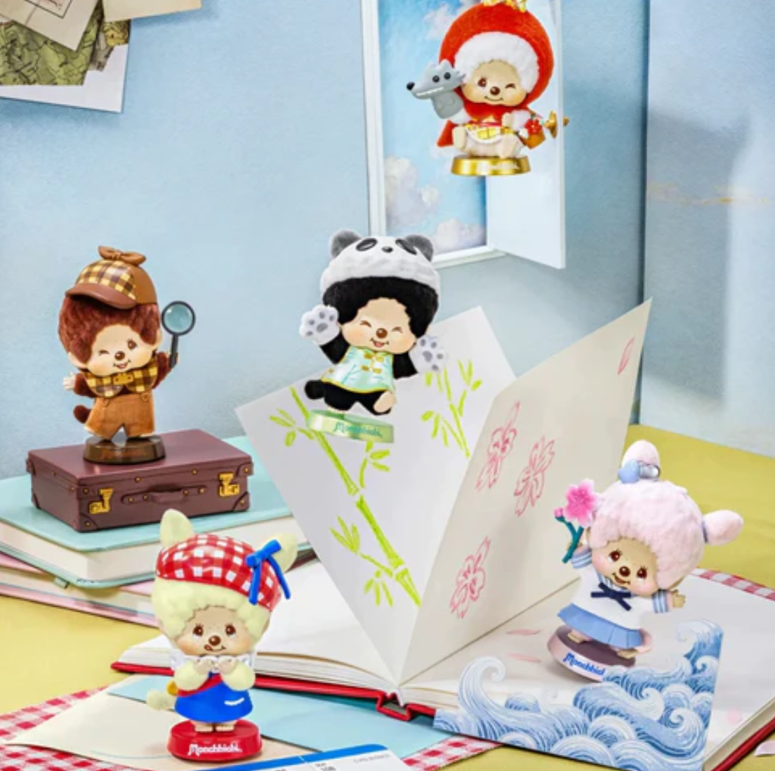 MONCHHICHI Around the World Figure Toy Doll
