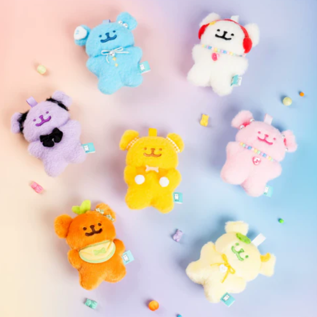 MALTESE Dog Rainbow Jelly Plush Toy Doll
