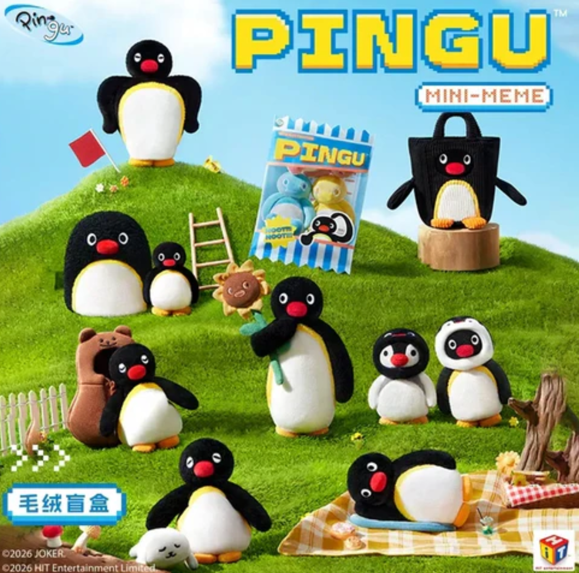 Pingu Mini MEME Plush Toy Doll