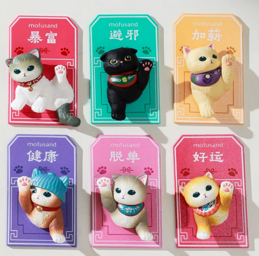 Mofusand Good Luck Fridge Magnet Toy Doll