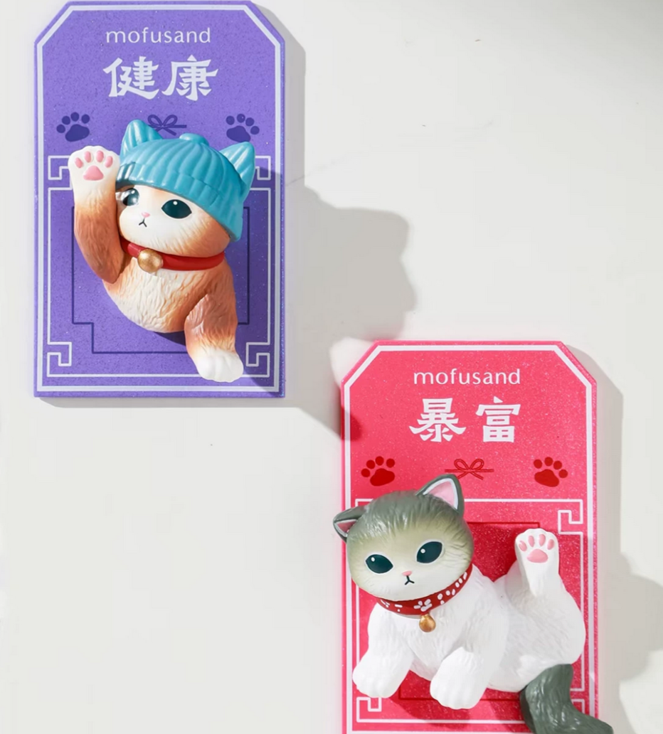 Mofusand Good Luck Fridge Magnet Toy Doll