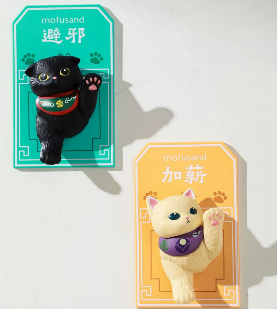 Mofusand Good Luck Fridge Magnet Toy Doll