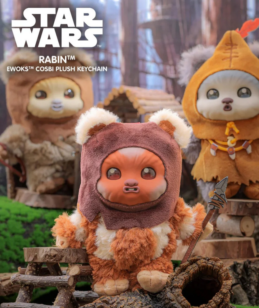 STAR WARS EWOKS COSBI PLUSH KEYCHAIN Toy Doll