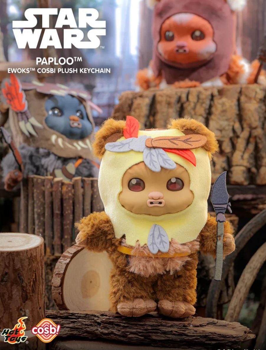 STAR WARS EWOKS COSBI PLUSH KEYCHAIN Toy Doll