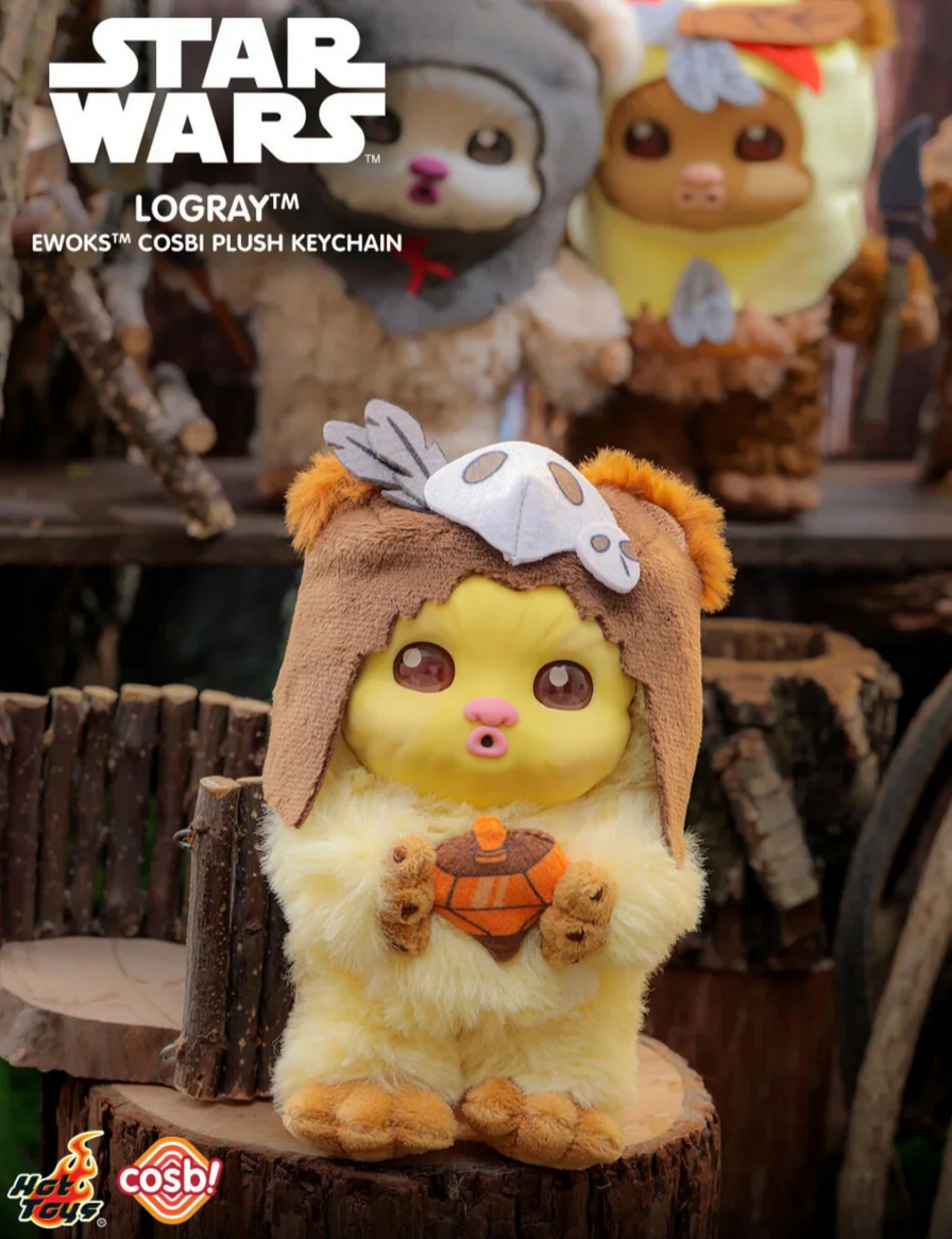 STAR WARS EWOKS COSBI PLUSH KEYCHAIN Toy Doll